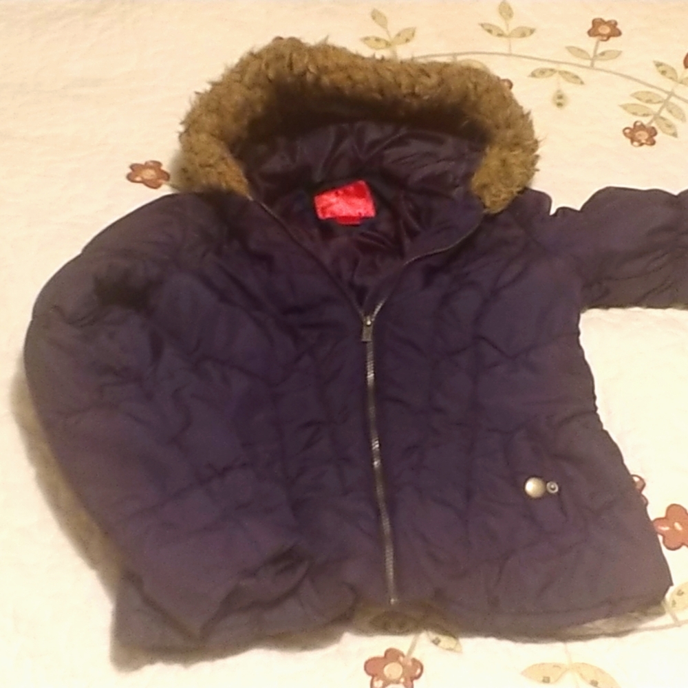 Deep Plum -- Envelope Puffer Coat